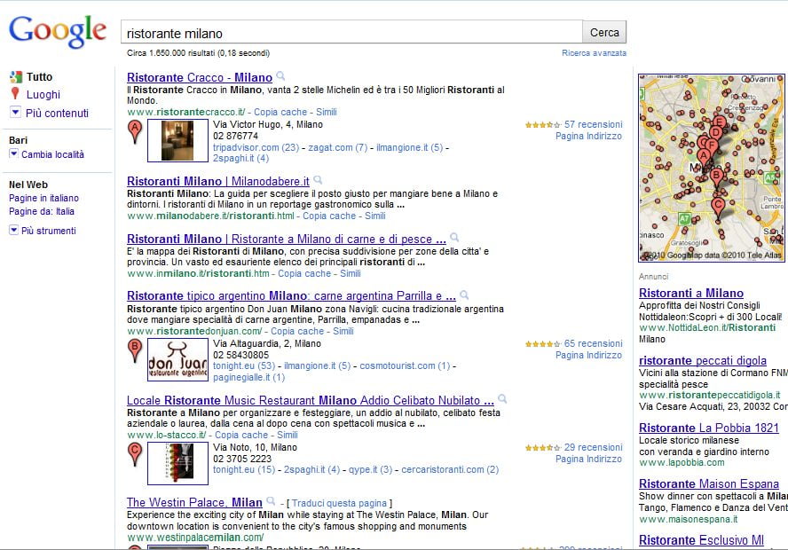 marketing per ristoranti
