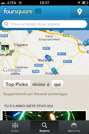 foursquare eventi