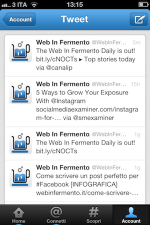 twitter eventi