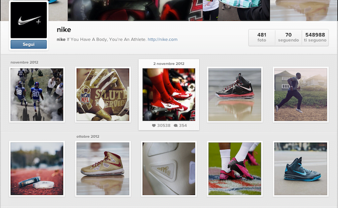 thumbnail layout instagram
