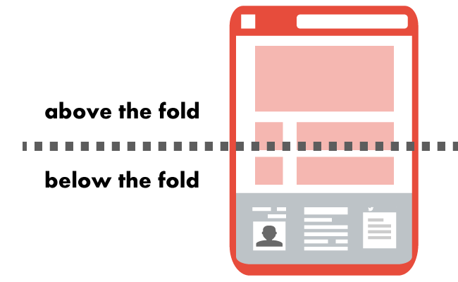 above the fold