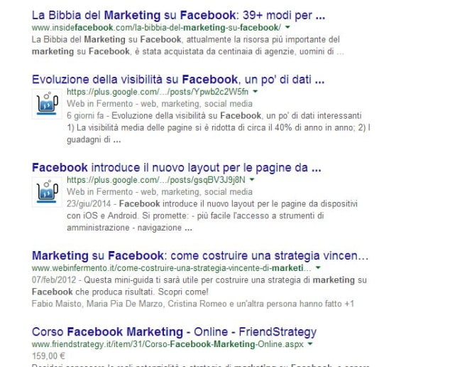 pagine google+ foto