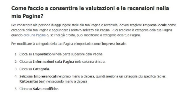 recensioni pagina