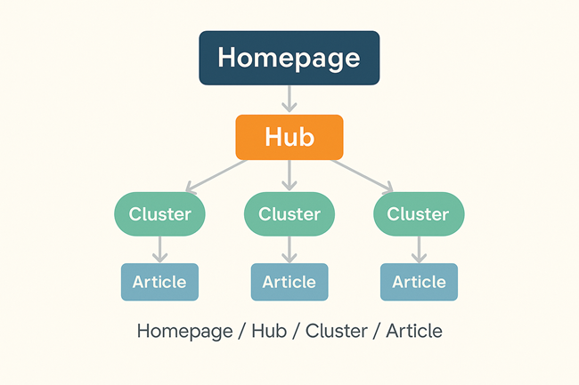 Topical map per il tema SEO Specialist con cluster e sottoargomenti